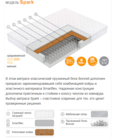 модель матраса spark